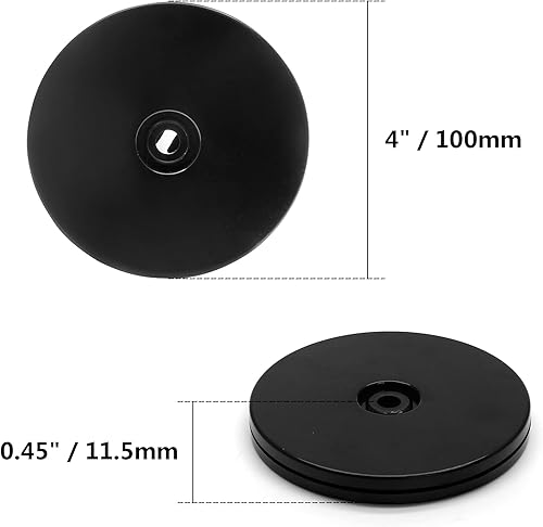 Vista 29 de Jersvims - 2 platos giratorios acrílicos de 6 pulgadas, organizador giratorio transparente para cocina, despensa, gabinete, escritorio, especias