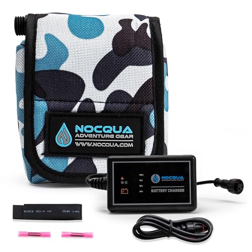 Pro Power 12 Volt Lithium Battery & Charger Kit for GPS, Fish Finders, Depth Finders & Outdoor Electronics, Compact & Portable 20Ah Kayak Battery Power Solution for Marine Adventure, Kayaks & Boating