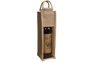 Eco-Friendly Burlap Wine Bottle Carrier: The Perfect Way to Transport Your Wine in Style
