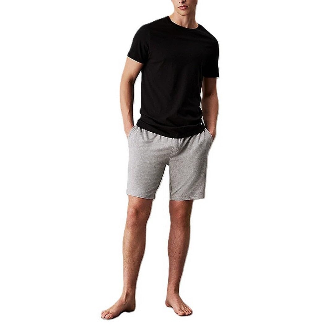 CALVIN KLEIN Męska koszulka S/S CREW NECK 3PK LV00NB4051 S/S, Multi (czarny, biały, szary wrzosowy), XXL, Multi (czarny, biały, szary wrzosowy), XXL