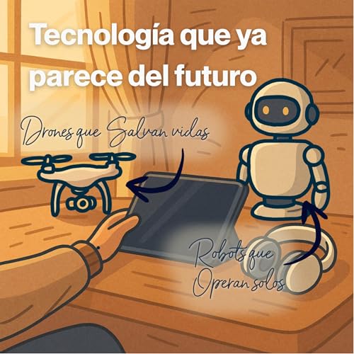 Tecnolog&iacute;a que ya parece del futuro: drones que salvan vidas y robots que operan solos Podcast Por  arte de portada