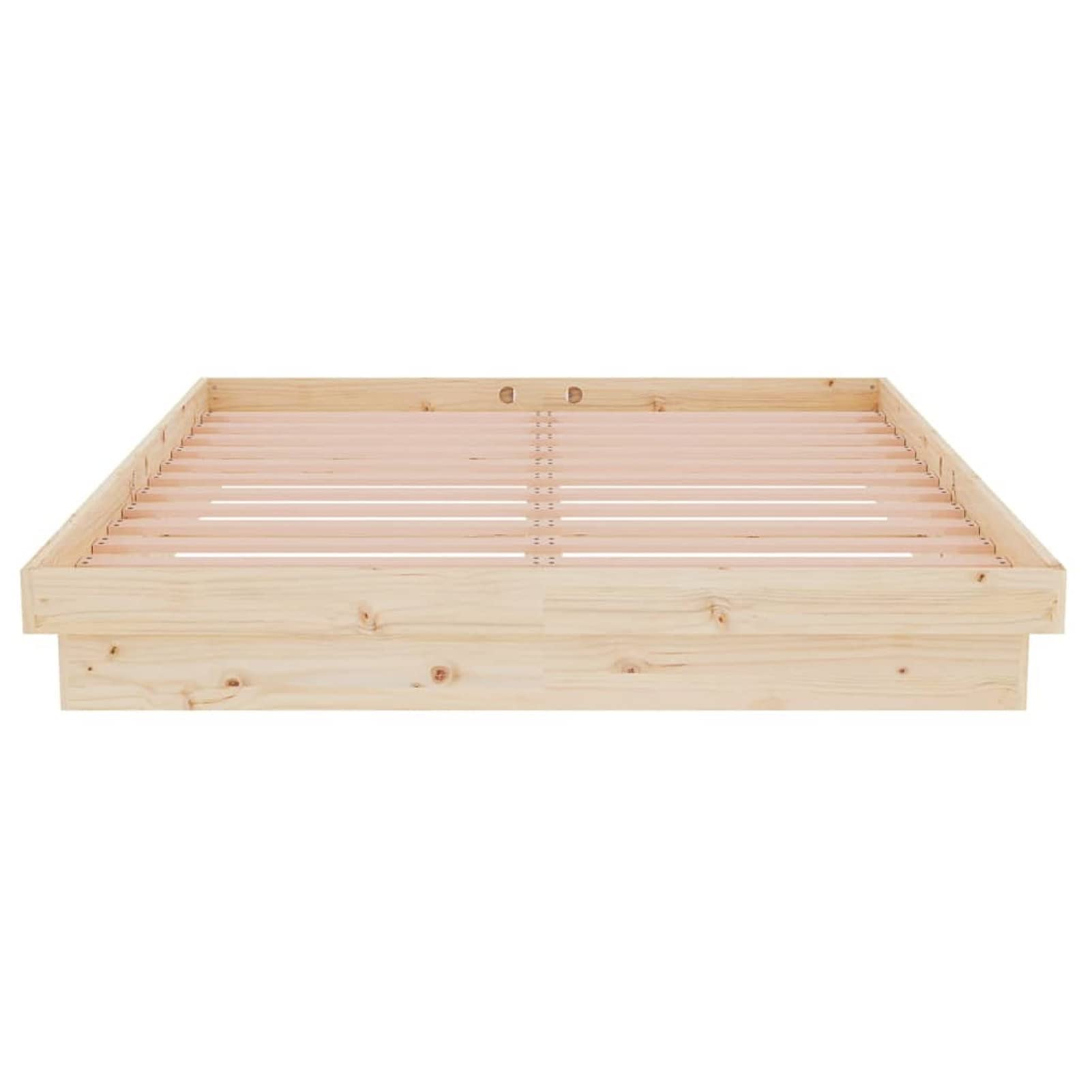 ARKEM Estructura de Cama de Matrimonio en Madera Maciza - Base de Cama 135x190 cm