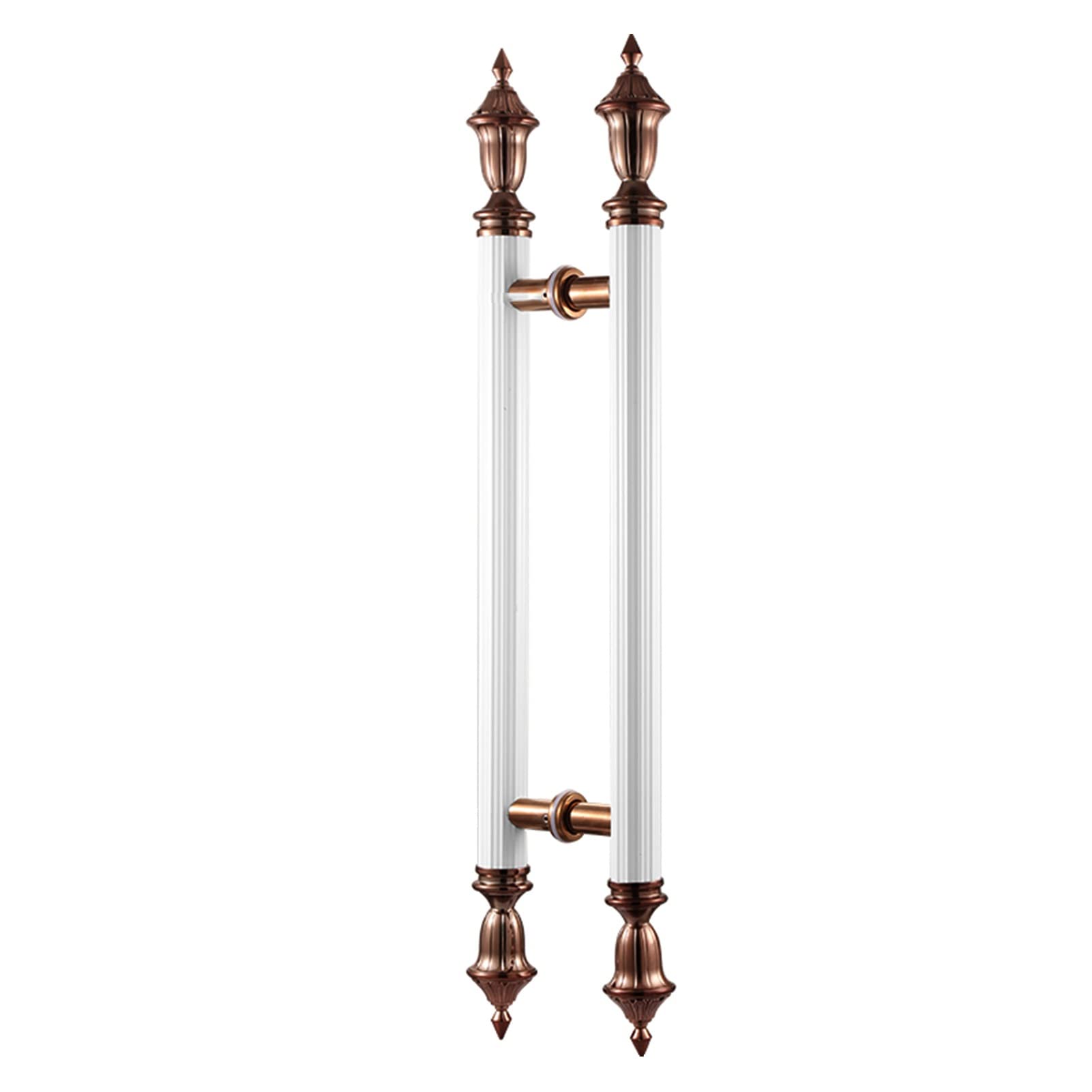 Gthtuhfd Bronze，Red Sliding Barn Door Handles, European Style Push Pull Door Handles For Entrance Door Wood Door, Double Sided Glass Door Grab With Mounting Screws *20Cm,Bronze,Red-100Cm*60Cm