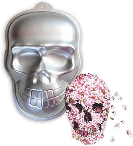 Miniatura 3 de SYHL Molde para pastel de hueso, molde para pastel de cumpleaños 3D, moldes de aleación de aluminio, herramientas antiadherentes para hornear