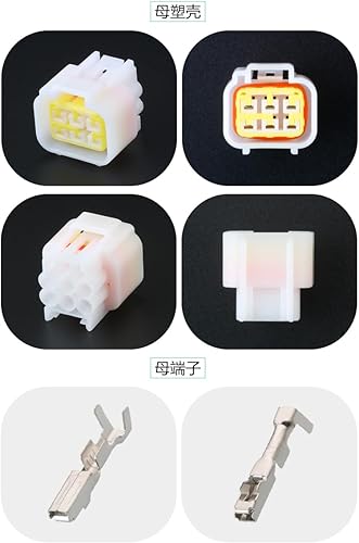 Miniatura 7 de JATY 5set 6-pin DJ7061Y-2.3-1121 motocicleta impermeable empalme conector FW-C-6FM-B