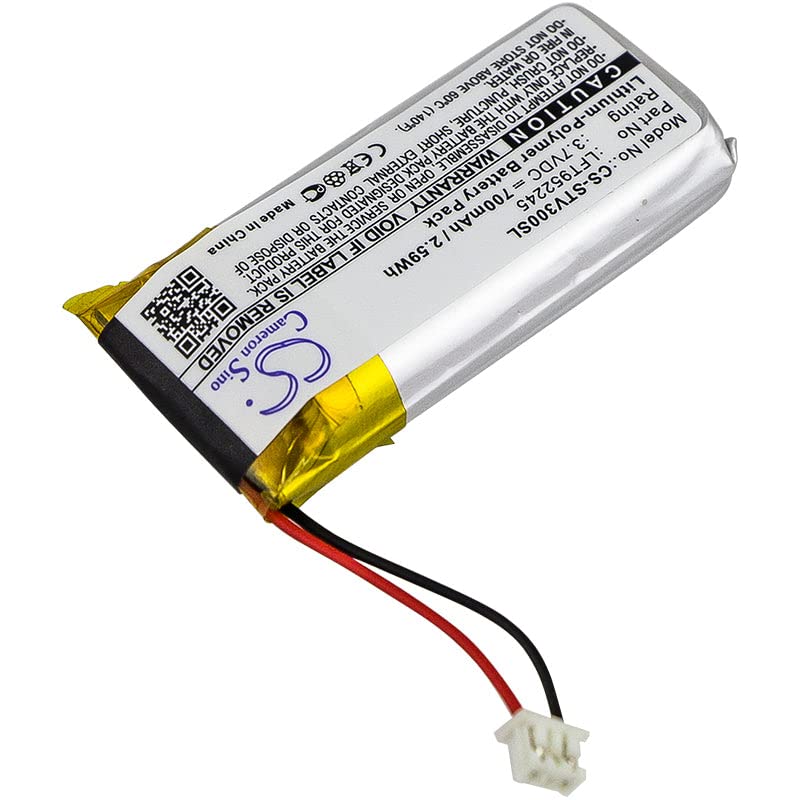 VI VINTRONS Battery for Stageclix Jack V3 transmitter, Jack V4 transmitter, LFT952245,