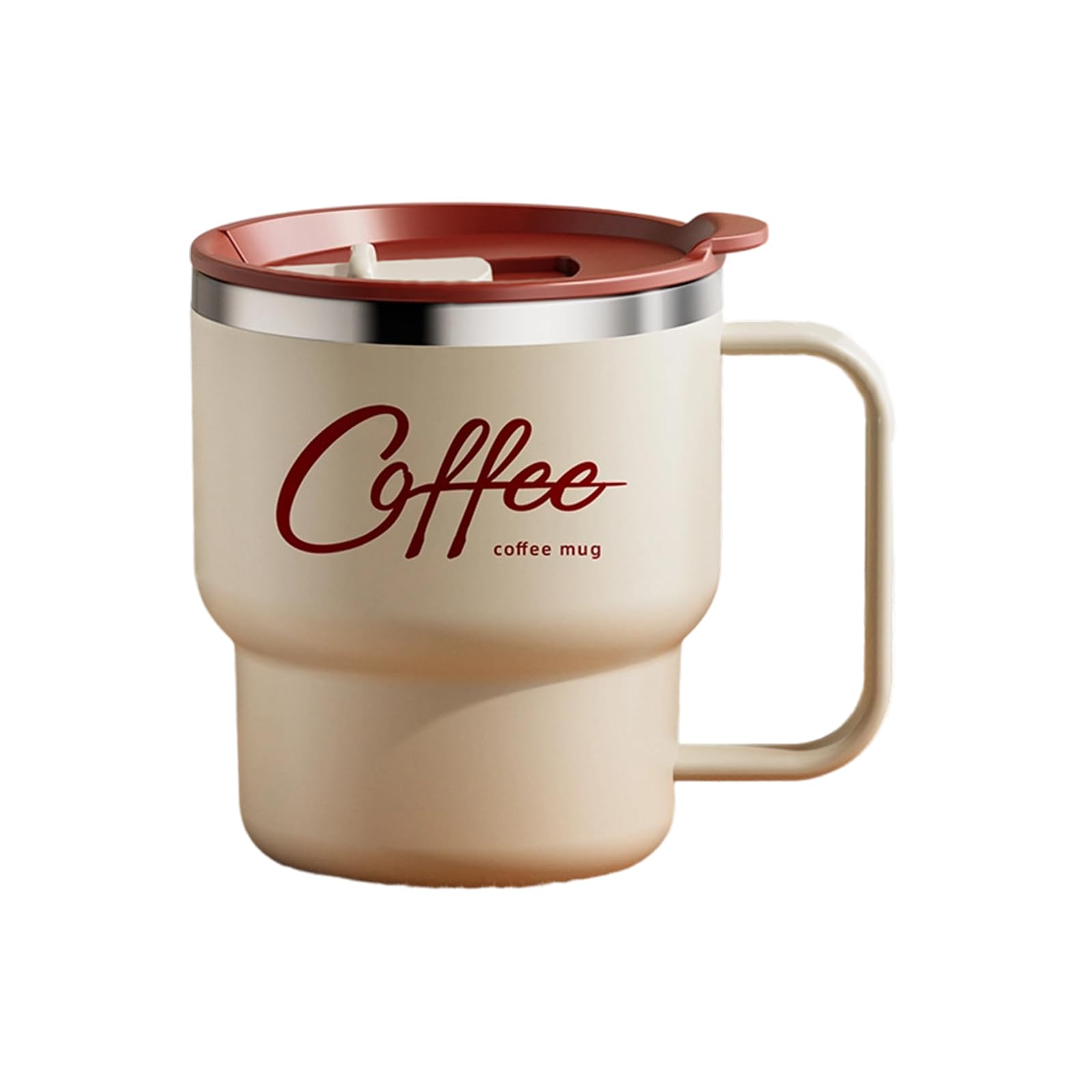 Elnwnnkc Delicate Double Walled Nonrust Steel Travels Cup 12oz Capacity Dishwasher Safe for Coffee Drink Sturdy Nonrust Steel Cup