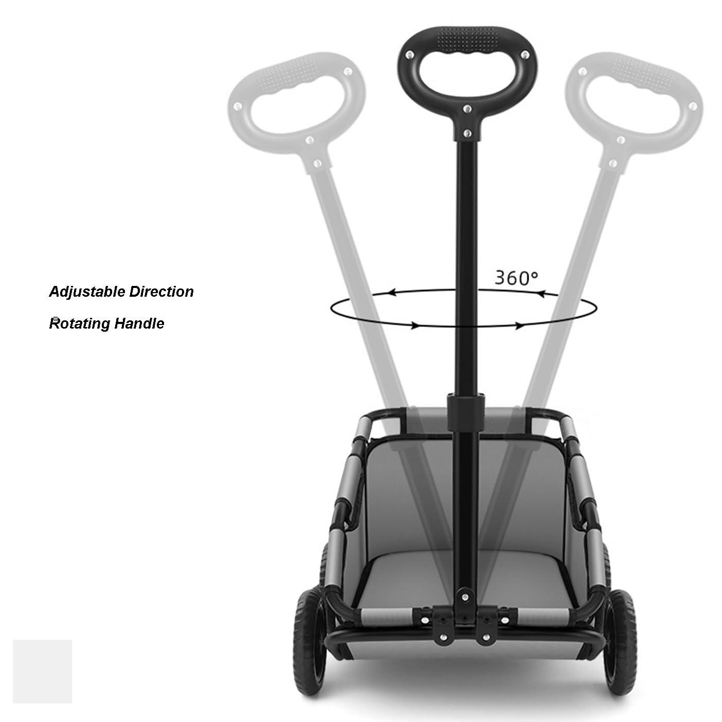 Zusammenklappbarer Trolley for Katzen Und Kleine Hunde, Tragbarer Einkaufswagen