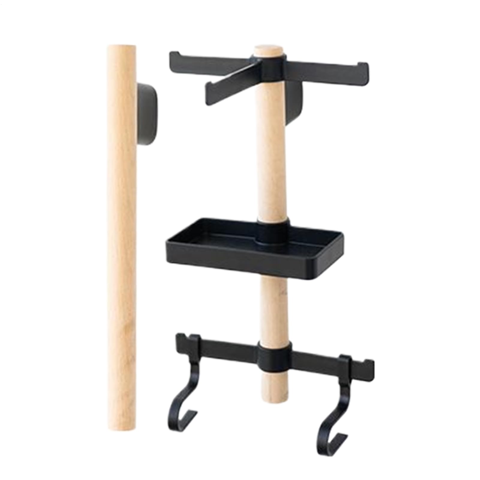 Soporte de pared para casco de bicicleta, colgador de almacenamiento multifuncional para hogar