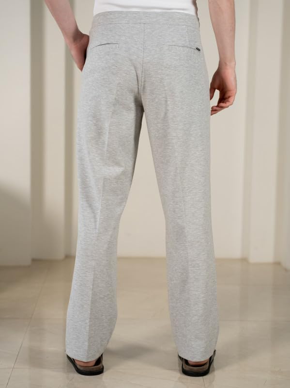 Image of The Pant Project Relaxed Fit Korean Pintuck Pants for Men | Stylish Relax Fit Men's Wear Trousers for Office or Party | Mens Fashion Dress Trouser Pant