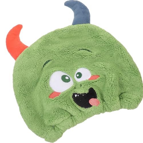 Artibetter Gorro para Secar el Cabello Niña, Turbante de Toalla Absorbente de Agua, Diseño Dibujos Animados, Tamaño Compacto, Material Suave, Adecuado para Secado Rápido y Uso en Viajes