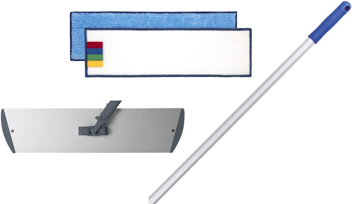 Balai Trap ze Lavage Plat Fixation Velcro Bandeau Microfibre balai-trap-ze-lavage-plat-fixation-velcro-bandeau-microfibre