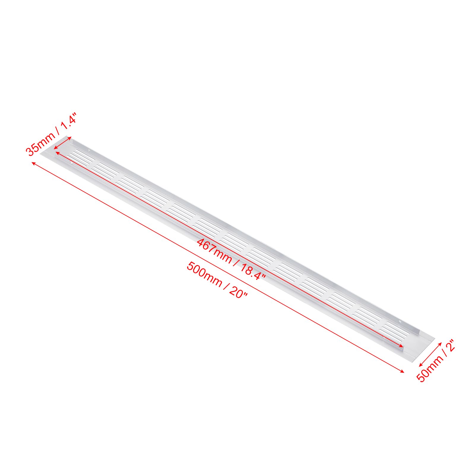 PATIKIL 20 x 2 Inch Door Air Vent Cover - Image 2