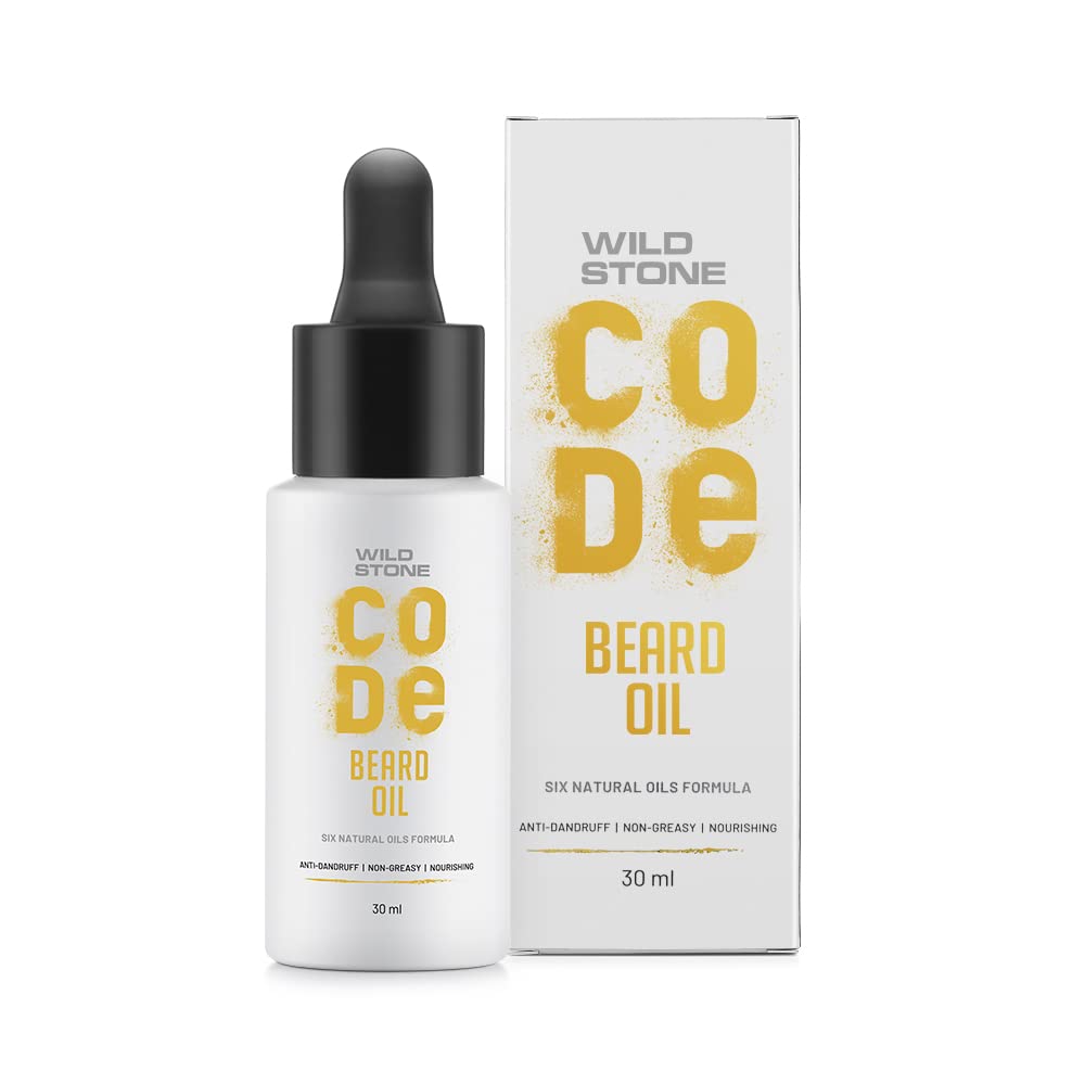 Wild Stone CODE Beard Growth Oil for Men | Six Natural Oil Advanced Formula | Non Sticky, Light Beard Oil for Patchy Beard & Moustache | Pack of 3, 30ml Each | (B0B4B3RSW7) Amazon Price History, Amazon Price Tracker