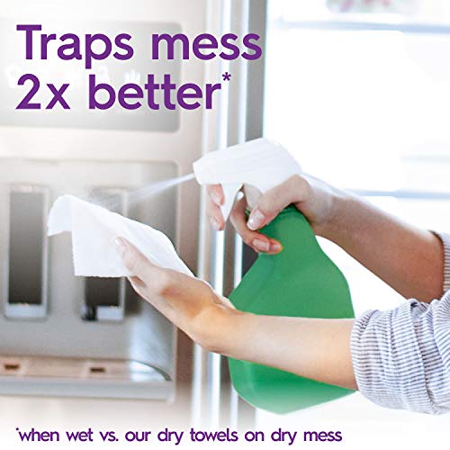 Viva Multi-Surface Cloth Paper Towels, Task Size - 12 Family Rolls (2 Packs Of 6 Rolls) = 30 Regular Rolls (143 Sheets Per Roll), 286 Count (Pack Of 6) #TOP5