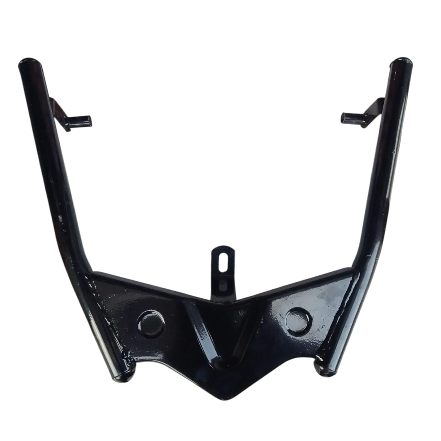 EV Scooter Back Carrier Grab Rail, Black, Steel Frame Support-image-30