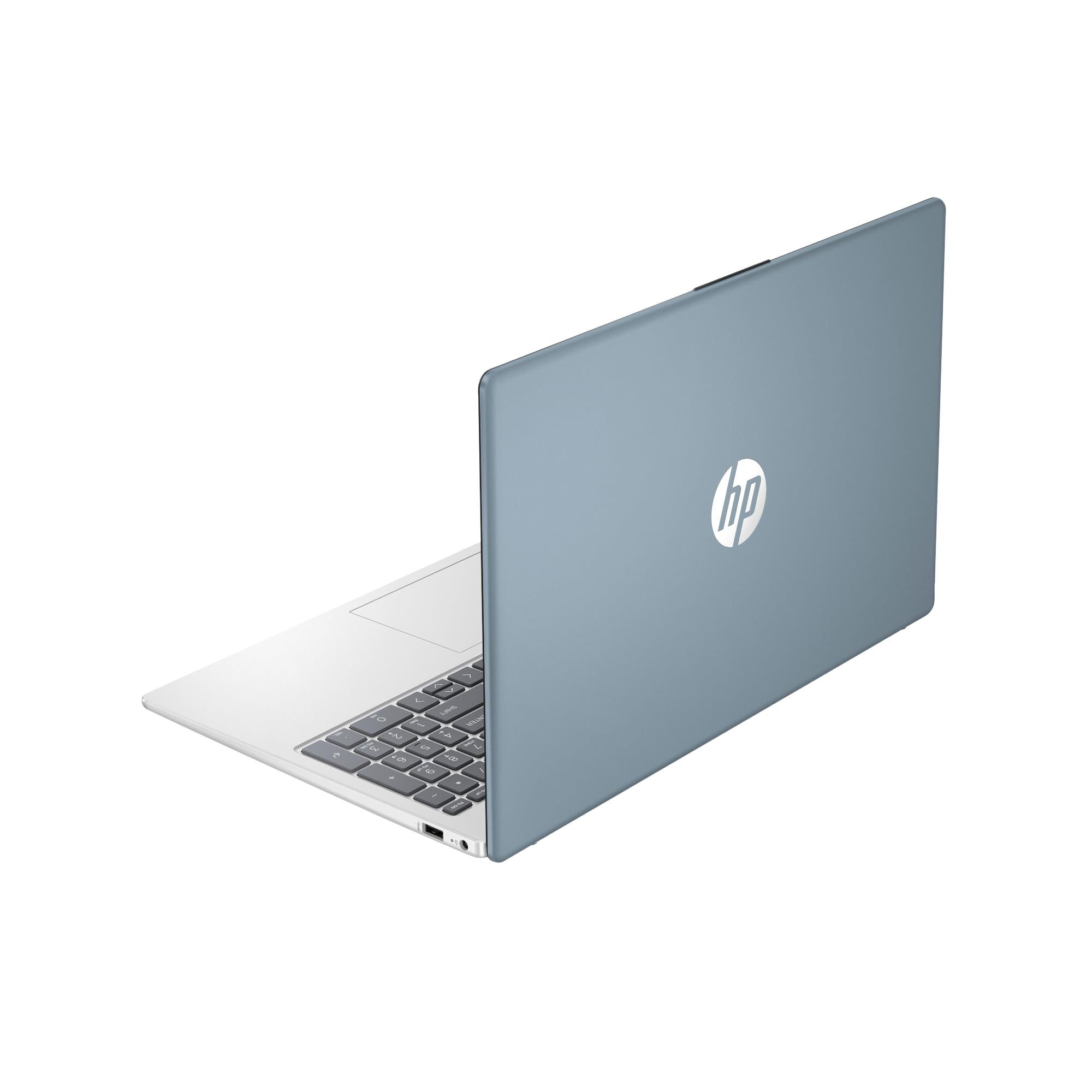 HP 15-fc0243ns - Ordenador portátil de 15.6" FHD (AMD Ryzen 7-7730U, 32 GB RAM, 1TB SSD, AMD Radeon Graphics, Windows 11) Plata y Azul - Teclado QWERTY Español