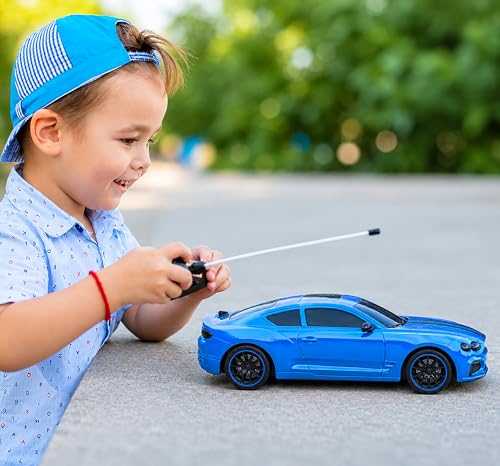 Image of VGRASSP Remote Control Sports Racing Car Toy for Kids with Mist Spray and Lights - Indoor and Outdoor Racing RC Smoke Car - USB Type-C Charging - Color As Per Stock