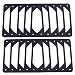 10pcs 120mm Black Anti-vibration Rubber Fan Gasket Silicone Shock Proof Absorption Pad For Computer PC Case