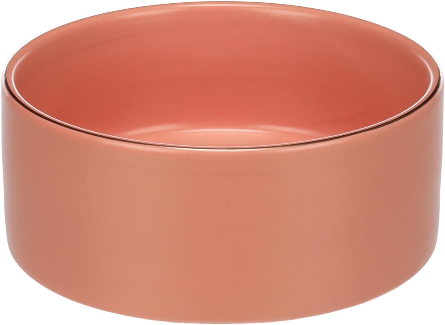 FEEDING AND DRINKING BOWL ERAM ROUND PINK 16x6,5CM 800ML