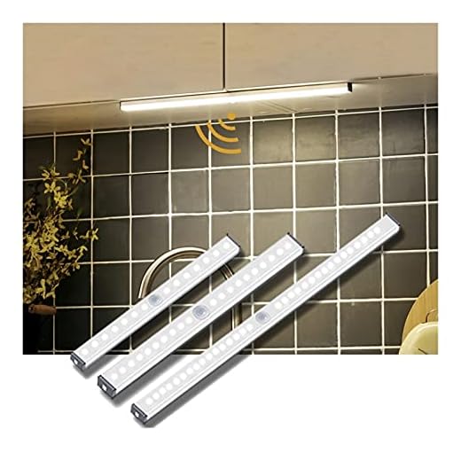 LED Motion Sensor Night Light USB Uppladdningsbar 15cm / 21cm / 30cm / 50cm nattlampa för köksskåp Garderob vägglampa Skåp Nattljus för garderob Trappor Kök