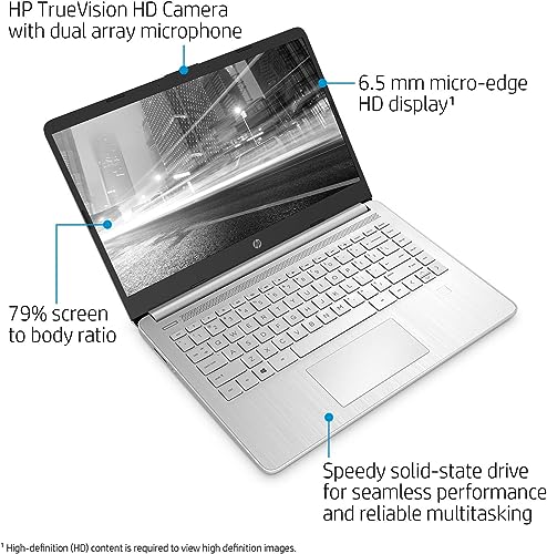 Laptop HP Essential 14" Touchscreen 8GB RAM 64GB SSD miniatura 4