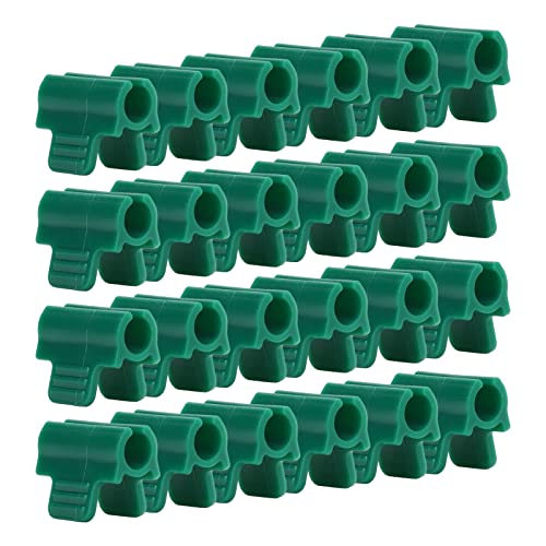 AYNEFY Greenhouse Clamps, Non Slip Design, Adjustable Position Clips, Plastic Material, for Greenhouse Film, Tube, Sun Visors, Build , Floor Cover (Thickened 14mm)
