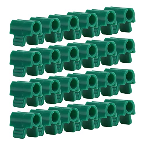 Frame Schaduwnet Staaf Clip, Eenvoudige Bevestiging Duurzaam 24 Stuks Enkele Kop Kas Klemmen Clips voor Planten (Verdikt 14 mm)