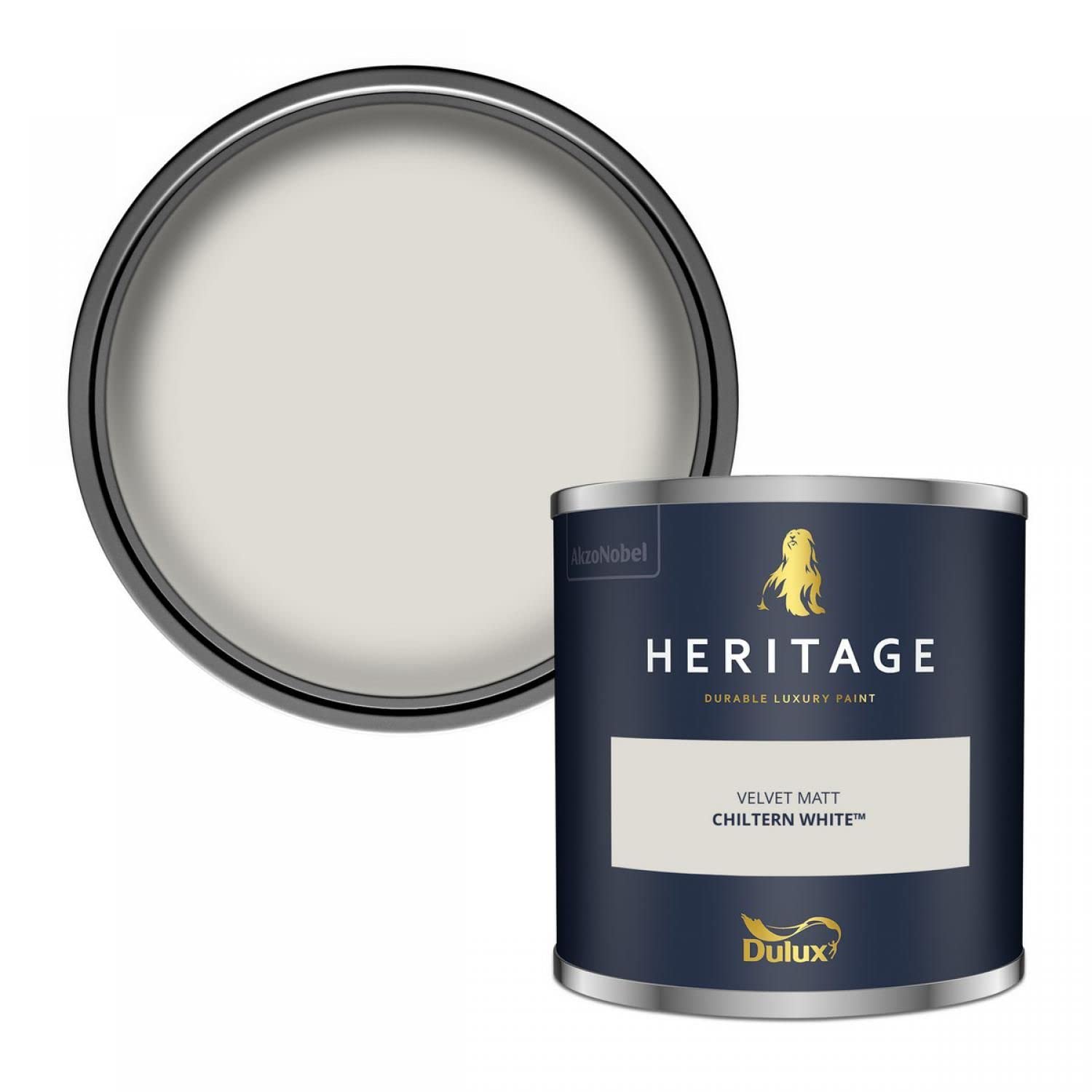 Dulux Trade Heritage Velvet Matt Emulsion Chiltern White - 2.5ltr