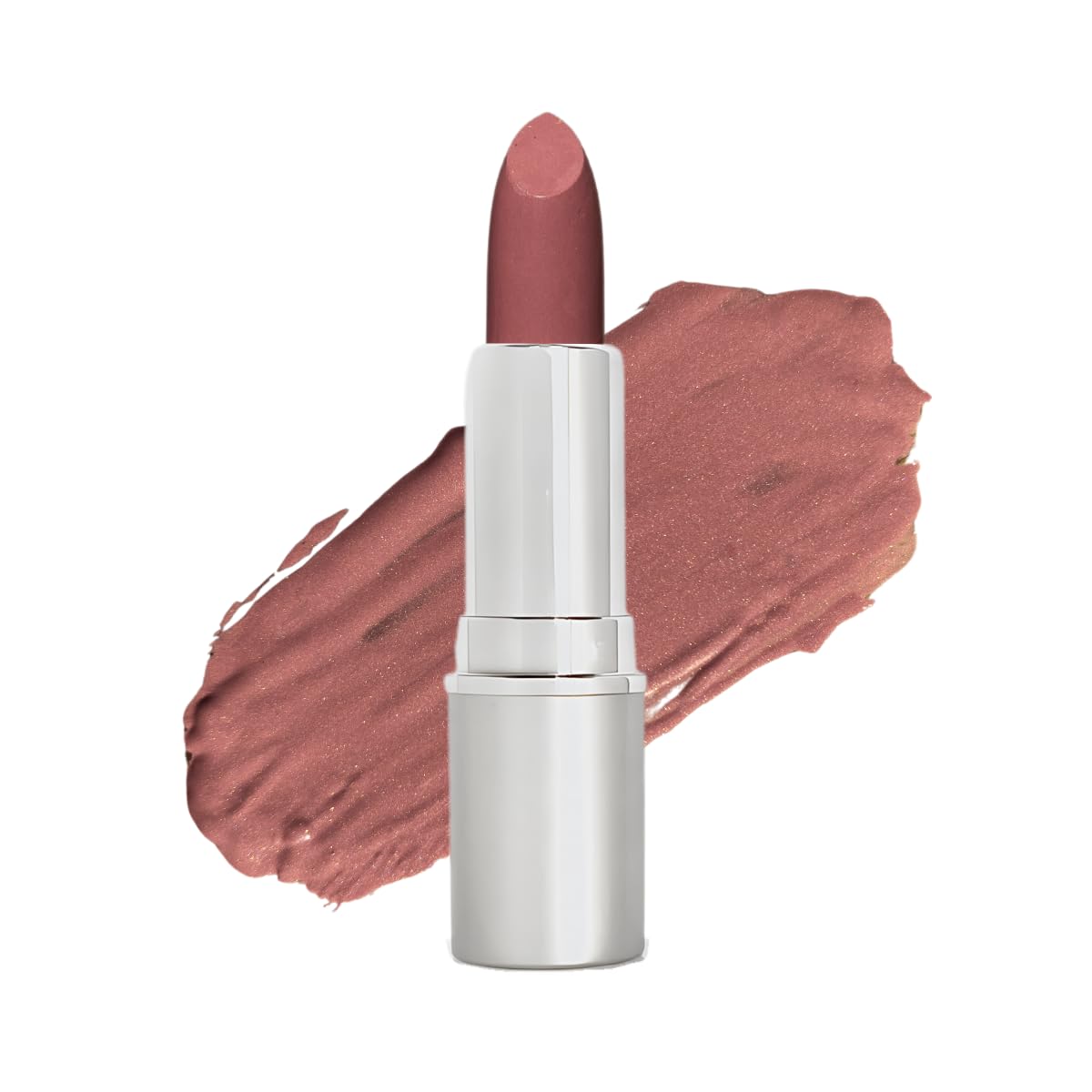 Honeybee Gardens Truly Natural Long Lasting Lipstick, Paradise, Light Pink with Peach Undertones, Naturally Hydrating & Nourishing, Vegan, Gluten-Free & Cruelty-Free, 0.11 oz / 3 g