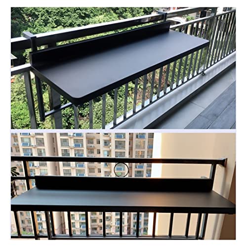 Table d'appoint pliante extérieure pour balcon table suspendue réglable 120cm
