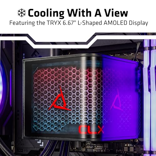 Image of CLX Ra Gaming PC - AMD Ryzen 9 9950X3D 4.3GHz, GeForce RTX 5090, 4TB NVMe M.2 SSD, 96GB DDR5 RGB Memory, 360mm AIO, WiFi, Windows 11 Pro, Black