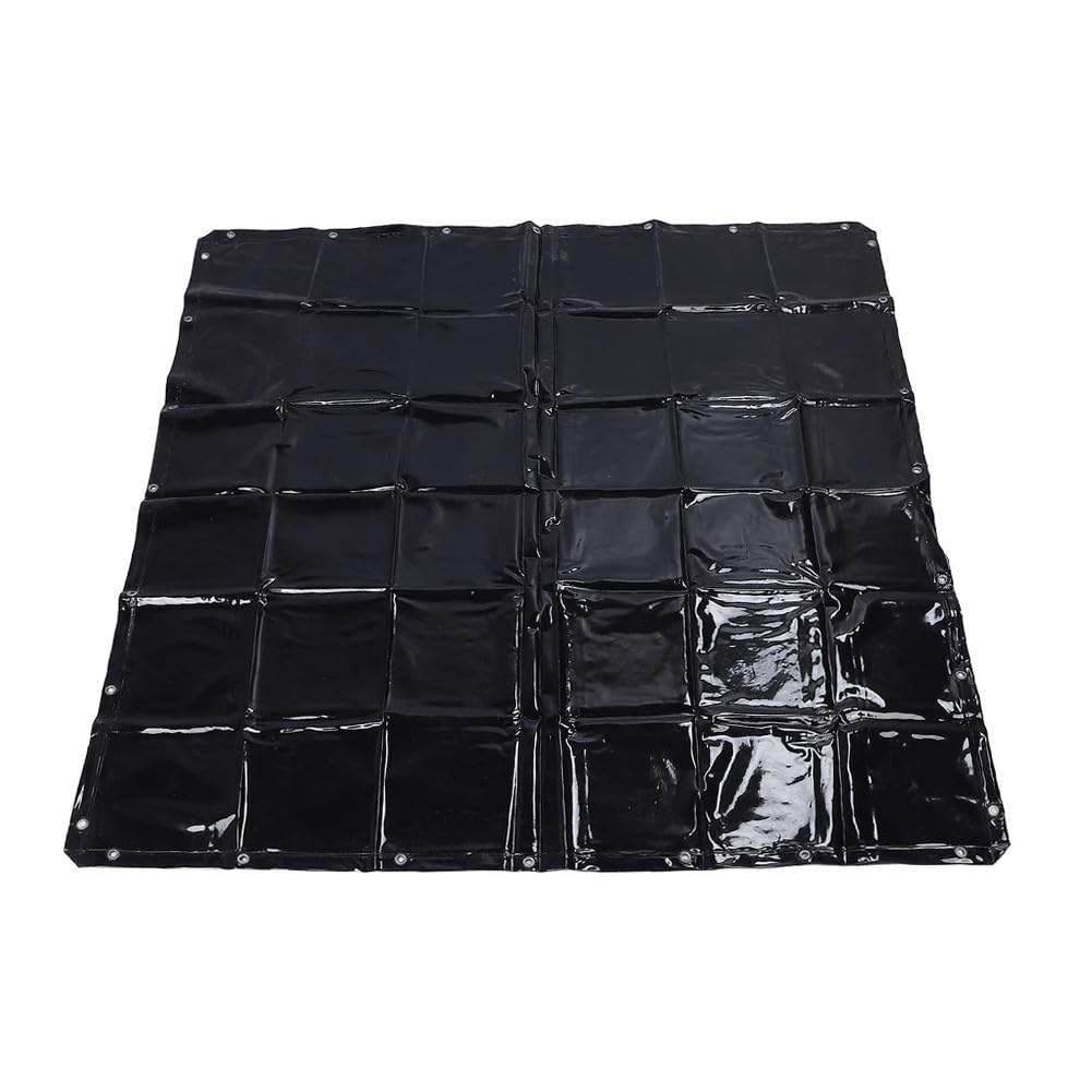 174 x 174 pour m écran de soudure résistant aux UV et aux flammes, filtre optique classe 6, rideau de soudure en polyéthylène vert foncé avec points de suspension renforcés
