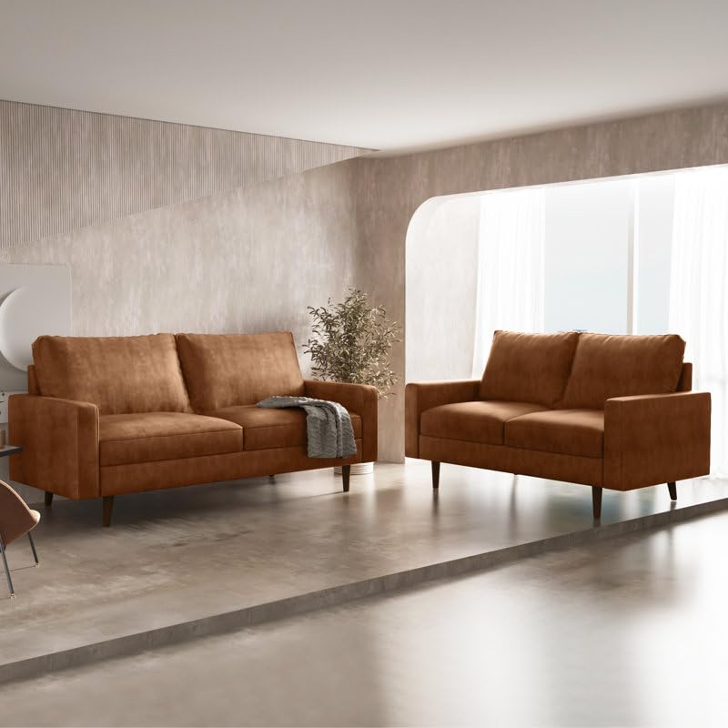 Homevibes 5 Seater (2 +3) Arbella Decent Sofa for Living Room and Office|Stylish and Comfortable Living Room Furniture