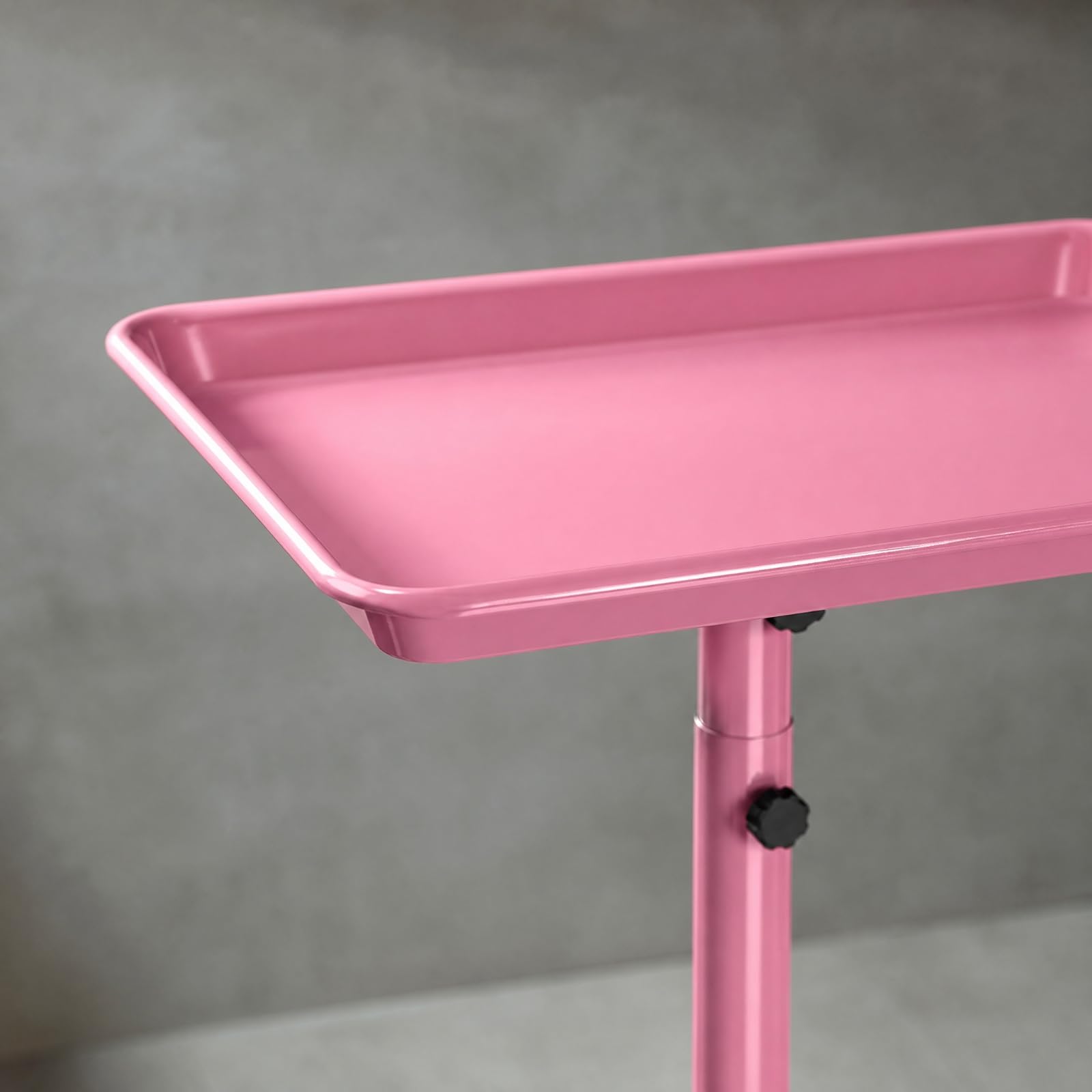 Organizador para Salon con Superficie Trabajo Rectangular y Base Giratoria con Ruedas para Equipos Pequenos en Entornos Cuidado Personal