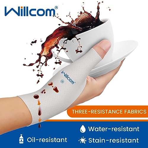 Willcom Thumb Wrist Brace Compression Sleeve (2 Pcs) For Arthritis Pain Relief Protector Support, Soft Elastic Fabric Thumb Spica Splint Glove Liner For Women And Men -Fits Both Hands (Large) #TOP1