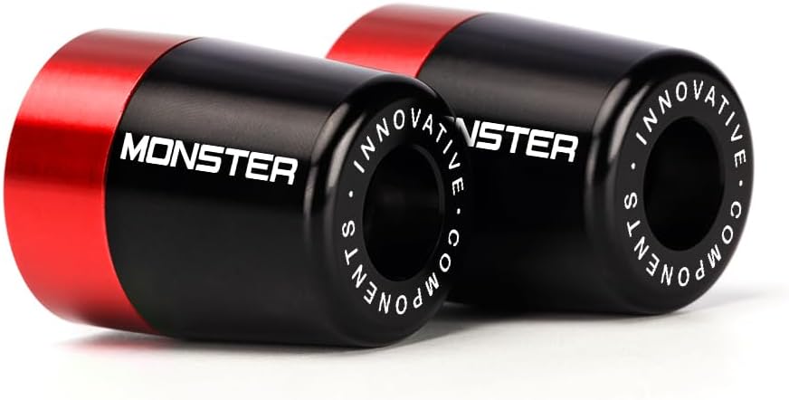 Handle Bar Ends Hand Grips Plug Caps Compatible with Ducati Monster 696/796/797/821/937/1200/S/R | Motorcycle Balance Pad Monster Accessories