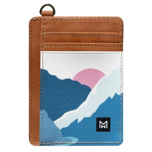 Credit Card Holder Wallet for Women Slim Minimalist Wallet RFID Blocking Leather Wallets Elastic Front Pocket Wallet for Women