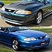 [GT-Speed] Compatible/Replacement for OE Style PU Front Bumper Lip, 1994-1998 Ford Mustang GT V6 V8 Mach 1 (Not Compatible With Cobra Bumper)