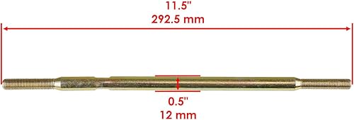 Miniatura 2 de Replacement Part OEM for Left & Right Tie Rod for Polaris Scrambler 400 4x4 1995 1996 Qty 2 Index-DDR965-GTF1-9987