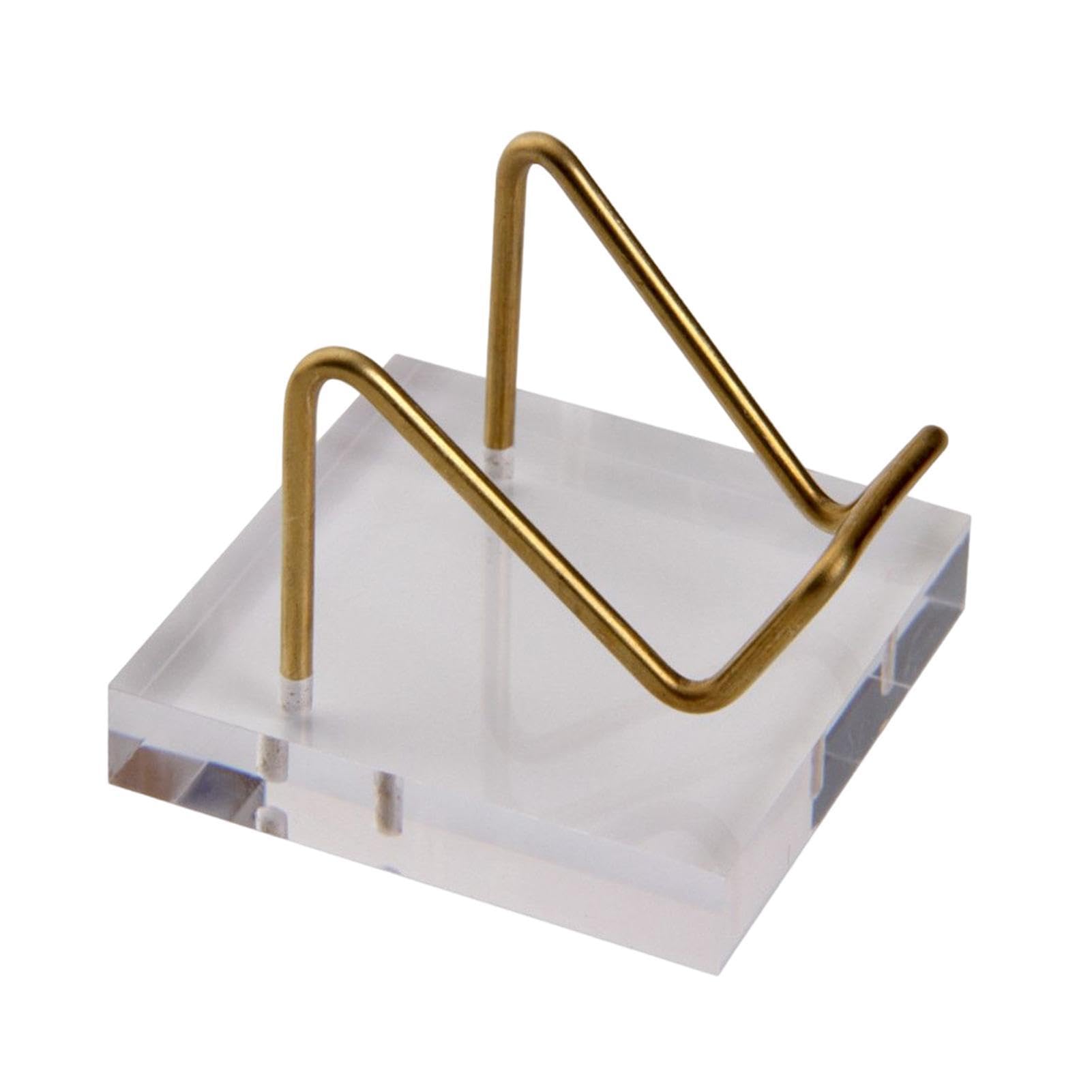 Opilroyn Crystals Easel - Rock Display Stand, Display Stand Holder | Metal Arm Mineral Fossil Display Stand Holder, Collectible Small Easel Stand for Display Crystal Geodes Mineral Agate Fossils