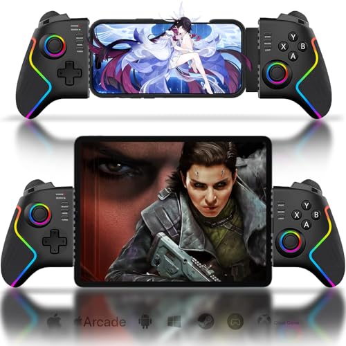 Joso Phone Controller for iPad 13' & Tablet, iPhone Controller Android Control with Hall...