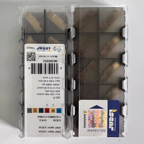 Lames en carbure GRIP5005Y IC8250 plaquettes de tournage lot de 10