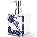 Floating Dried Flower Bathroom Decoration Supplies Hand Sanitizer Bottle Cotton Swab Box Set