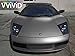 VViViD Silver Satin Chrome Car Wrap 1/2ft x 5ft Stretch Conform Cast Vinyl 3Mil-VViViD8