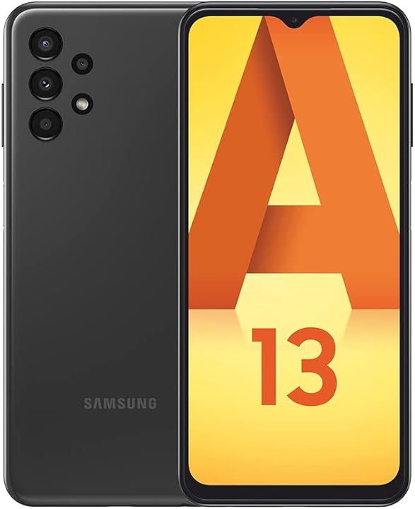 smartphone samsung a135f/ds galaxy a13 dual 64gb 4gb ram black sm-a135fzkveub