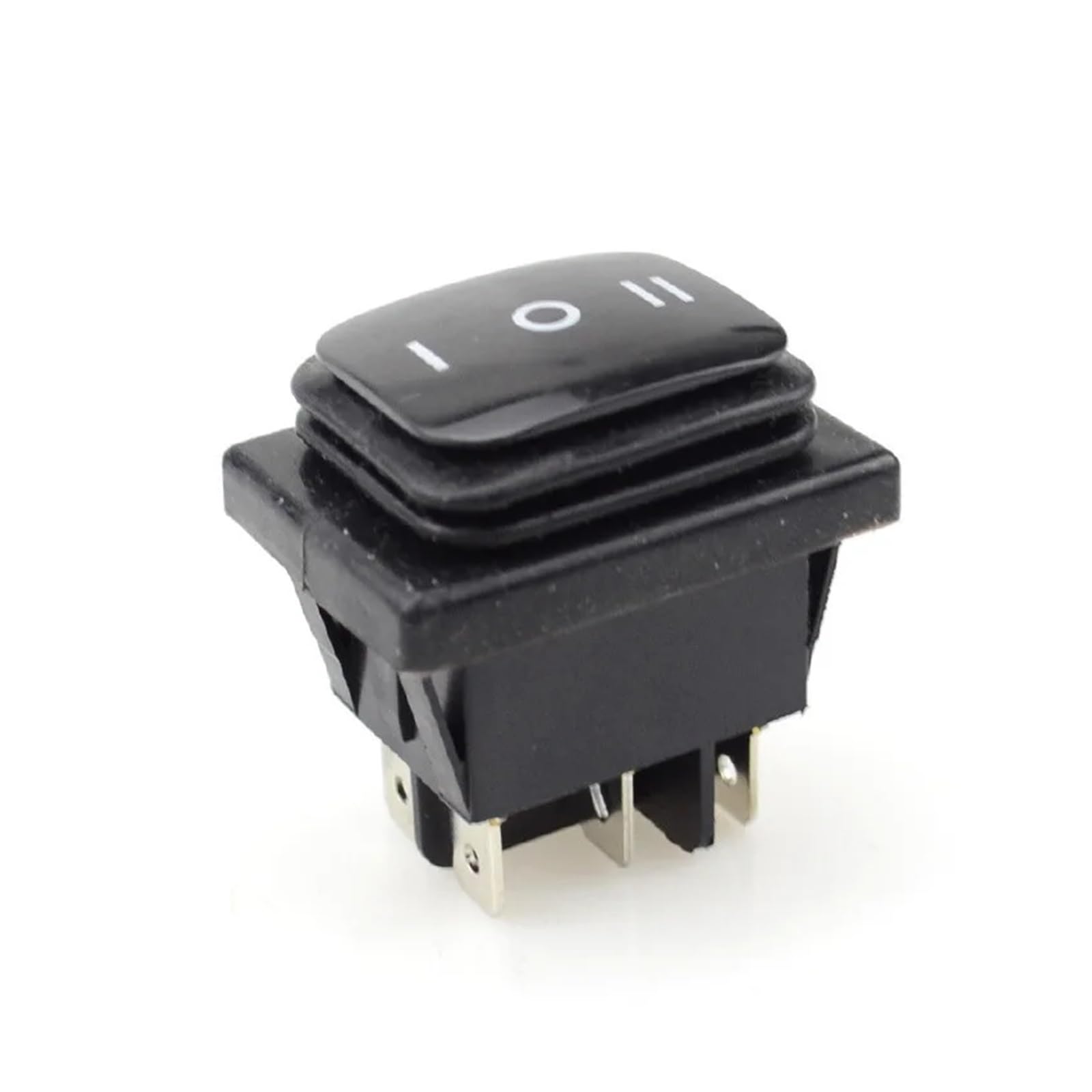 AUOQKQUT 1PC 16A 250VAC 20A 125VAC On-off-on SPST 6 Pin Rocker Toggle Switch 3 Position