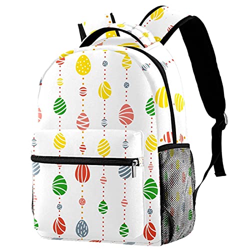 Sac à dos décontracté pour femme grand volume avec motif imprimé Multicolore 3