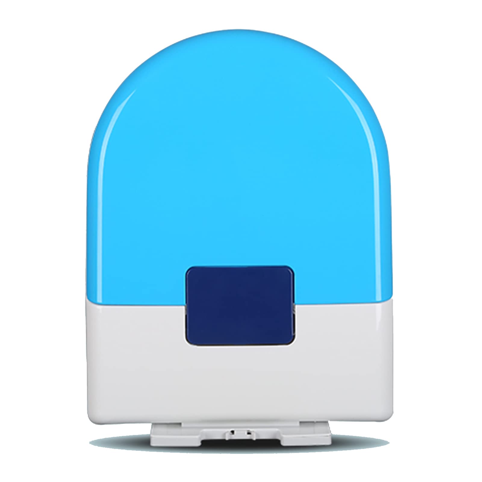 Dxpsxjl Blue Quiet Close Toilet Seat, Durable Plasticadjustableable Forhomehotelhospitalkindergarten, Lightweight, Portable, User-Friendly, Compact, Slow, Never, Loosen