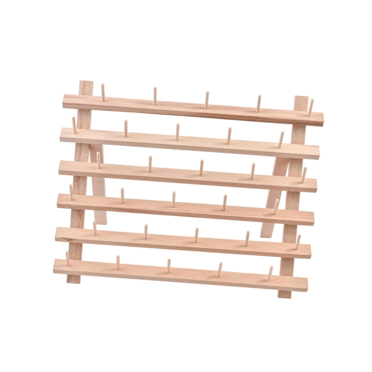 Hohopeti Support Fil de Hêtre Pliable Axes Organisateur pour Couture Broderie et Quilting Rangement Pratique à Poser ou Suspendre
